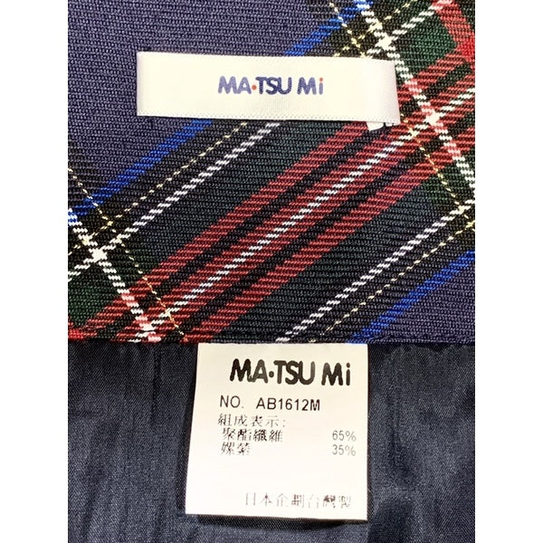 MATSUMI 瑪之蜜 經典 格紋 蛋糕 百褶裙 38號