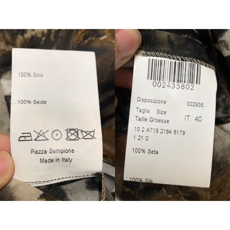 PIAZZA SEMPIONE 真絲洋裝  40號 義大利製