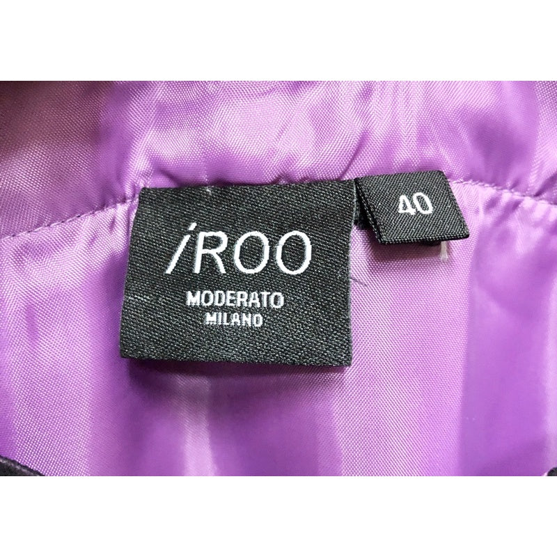 專櫃品牌 IROO 真絲 絲質 無袖洋裝 胸前亮片水鑽 婚禮 正式場合 優雅  L號  保證正品