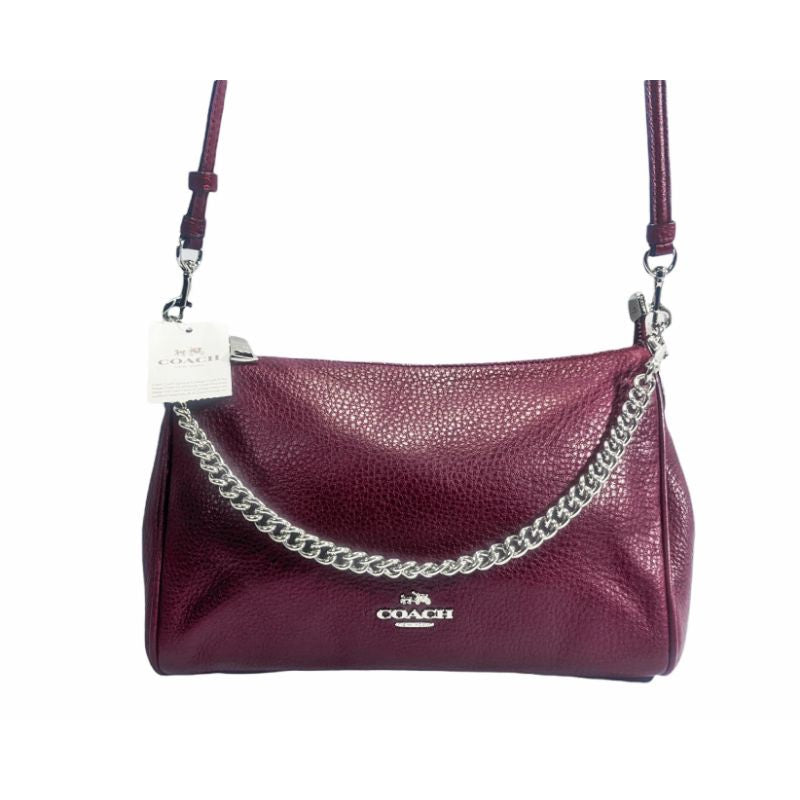 COACH 皮革斜背包 F36666 100%保證真品