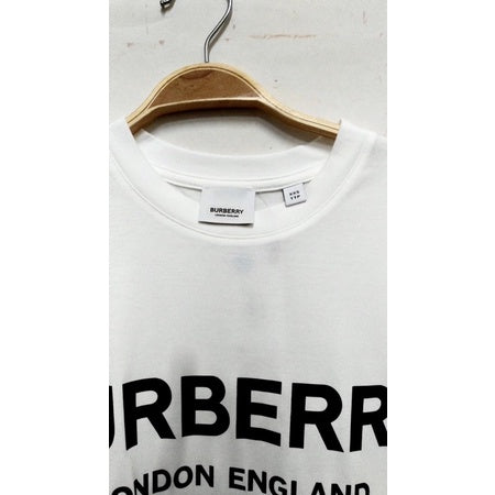 BURBERRY 白棉T黑logo 8026017保證正品