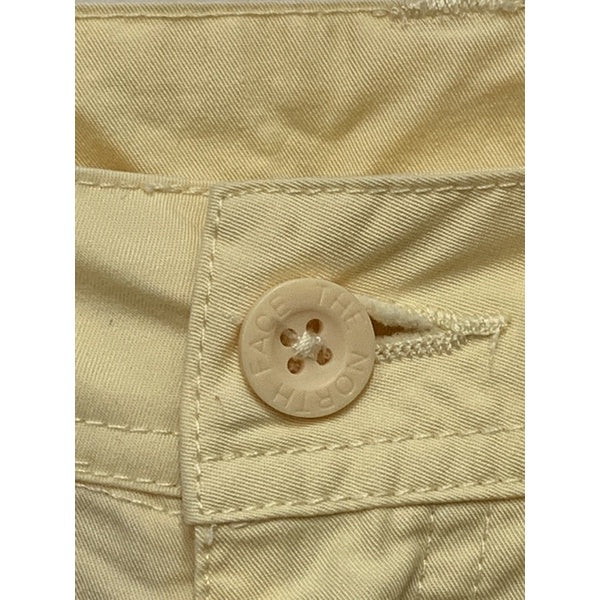 THE NORTH FACE 女生 鵝黃色 短褲 8號