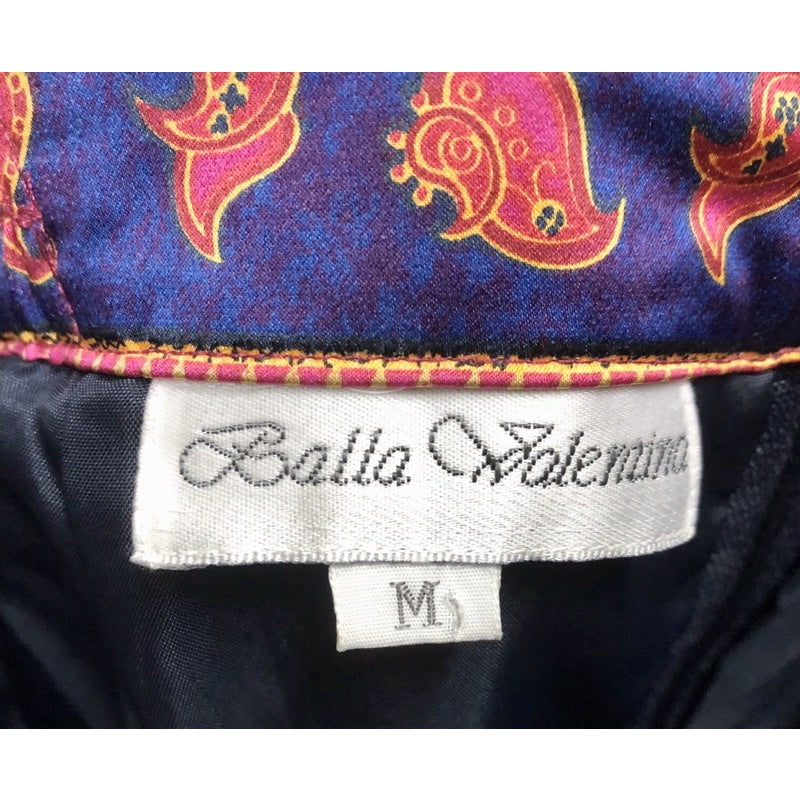 BALLA VALENTINA 真絲 短裙 民族風 圖騰 合身 M號