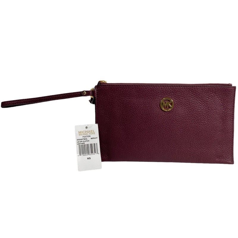 MICHAEL KORS MK 真皮手拿包 保證100%真品