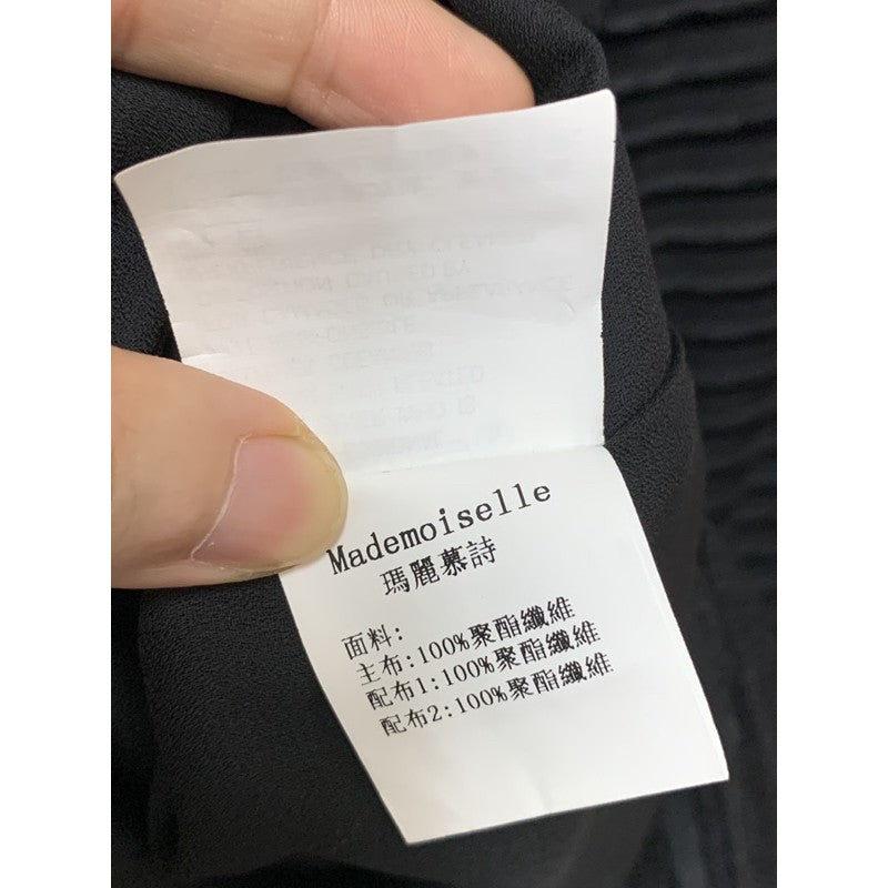 MADEMOISELLE 瑪麗慕詩 緞面層次感洋裝