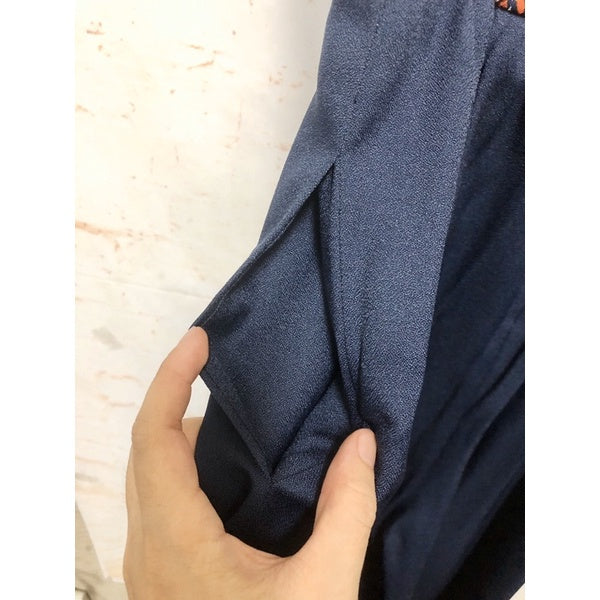 台灣新生代女裝品牌 MARJORIE 無袖 連身褲裙 有口袋 氣質 花朵圖騰 腰間鬆緊 左袖口小瑕疵