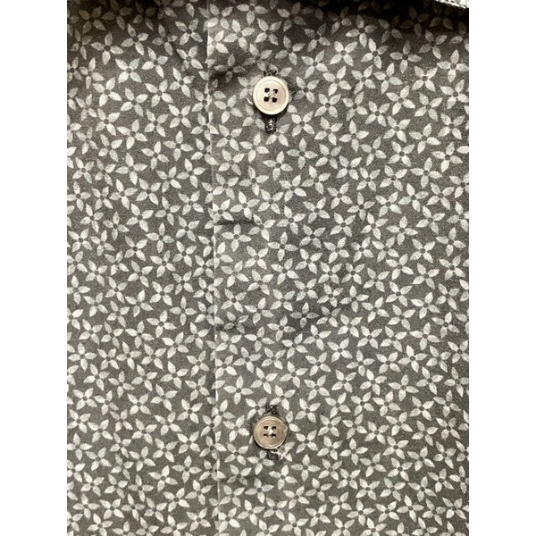 LV LOUIS VUITTON 淡藍logo印花襯衫 L號 保證正品
