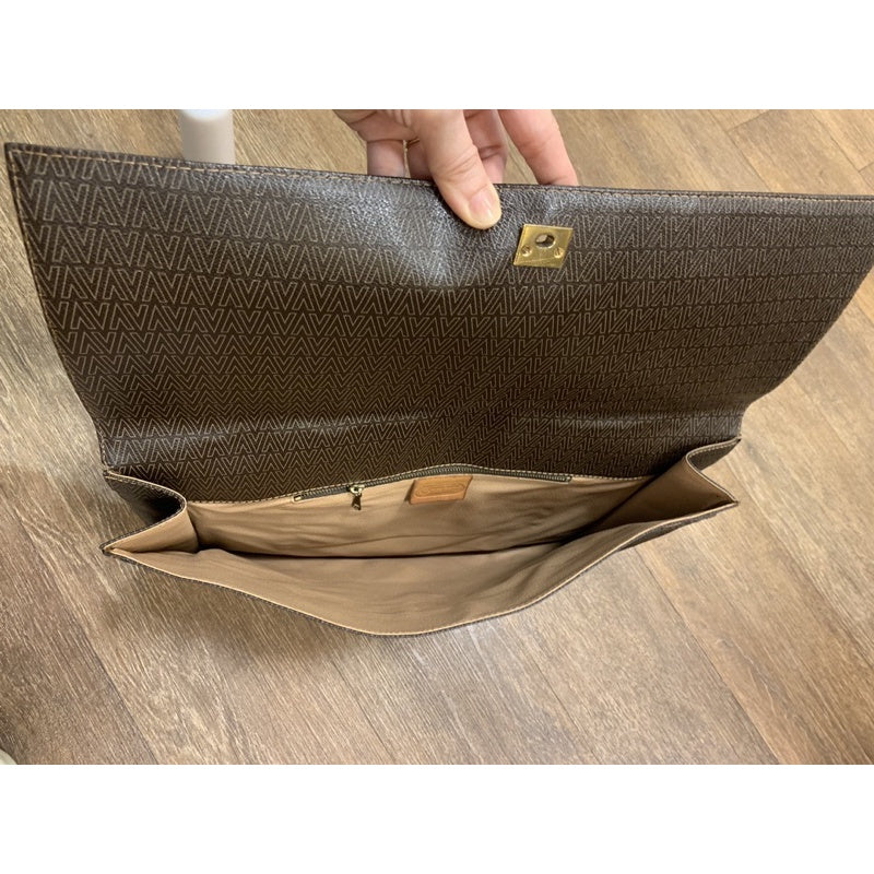 MARIO VALENTINO 復古 大手拿包 古著 保證正品