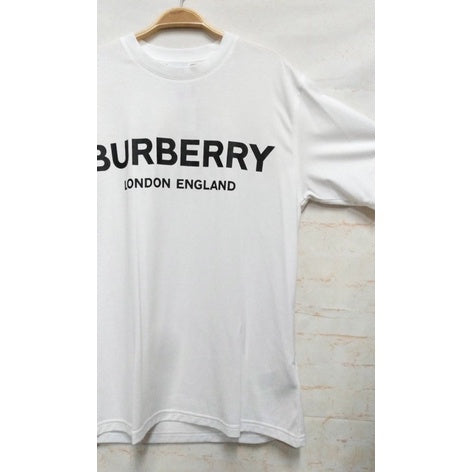 BURBERRY 白棉T黑logo 8026017保證正品