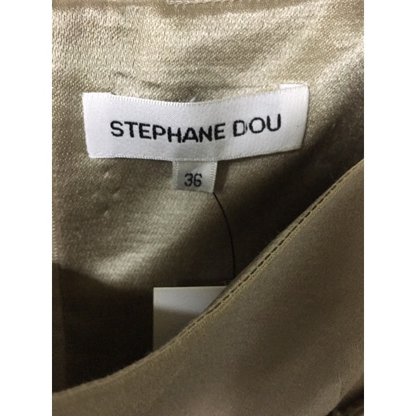 STEPHAND DOU香檳金小洋裝