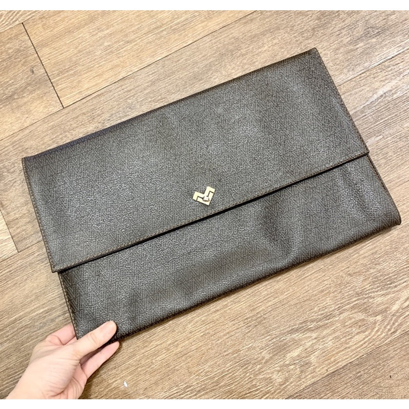 MARIO VALENTINO 復古 大手拿包 古著 保證正品