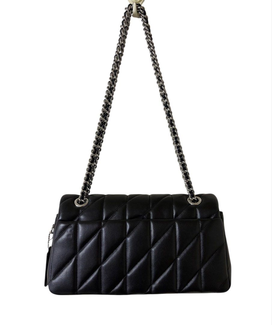 99近新品❗️ ❗️ ❗️ COACH TABBY 26 黑色 羊皮 肩背 斜背包 保證正品