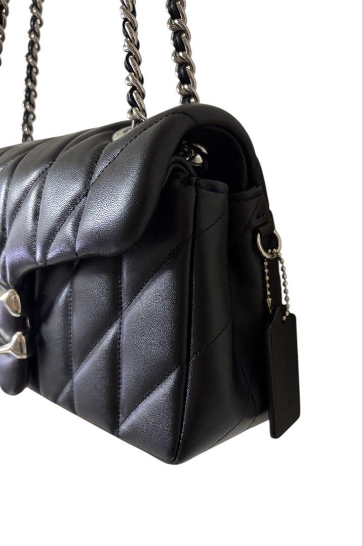 99近新品❗️ ❗️ ❗️ COACH TABBY 26 黑色 羊皮 肩背 斜背包 保證正品