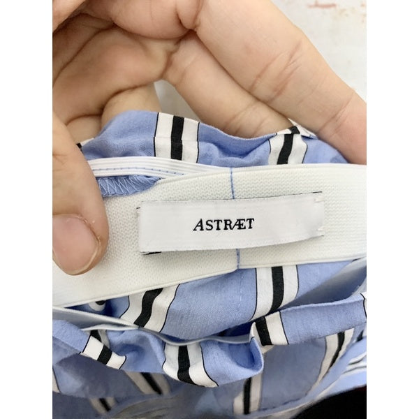 ASTRET 日本製 條紋不規則裙 簡約設計