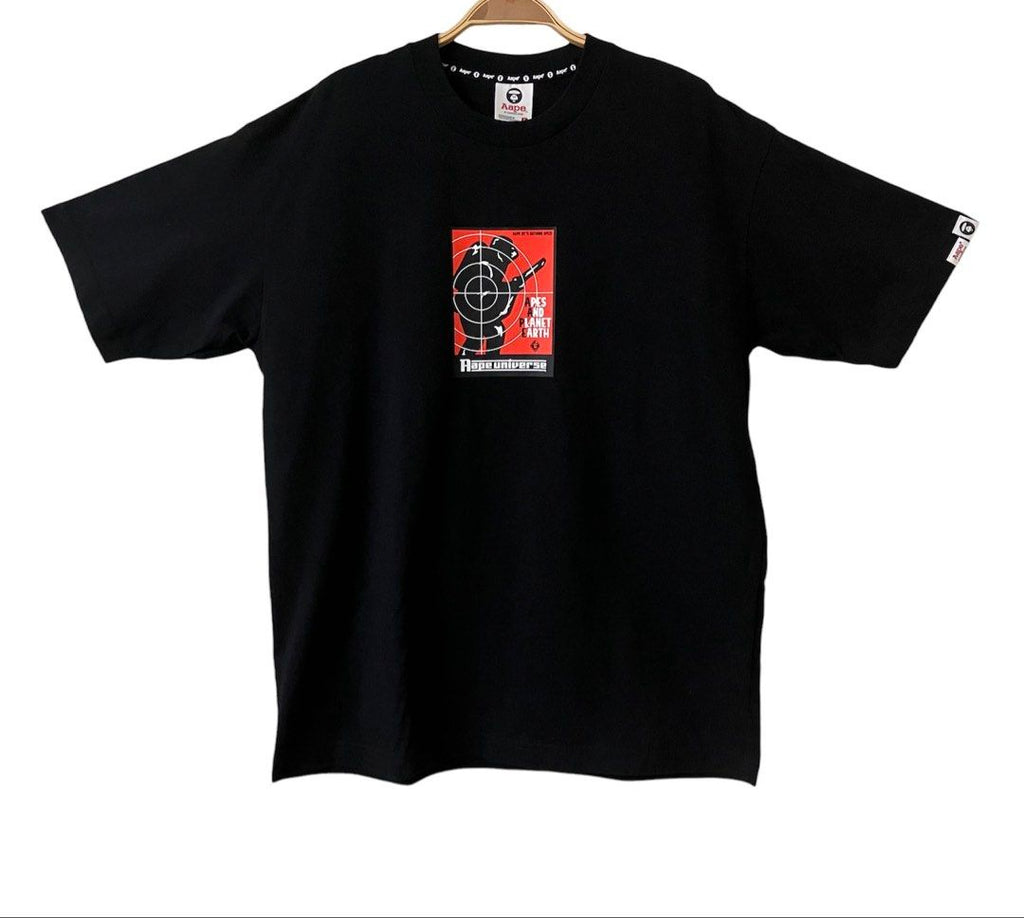 AAPE 黑色 印花 短袖 T恤 保證正品