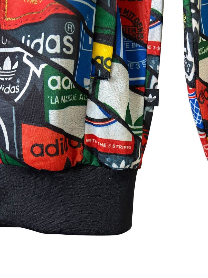 ADIDAS ORIGINAL LABELS SUPERSTAR 復古 滿版印花 外套