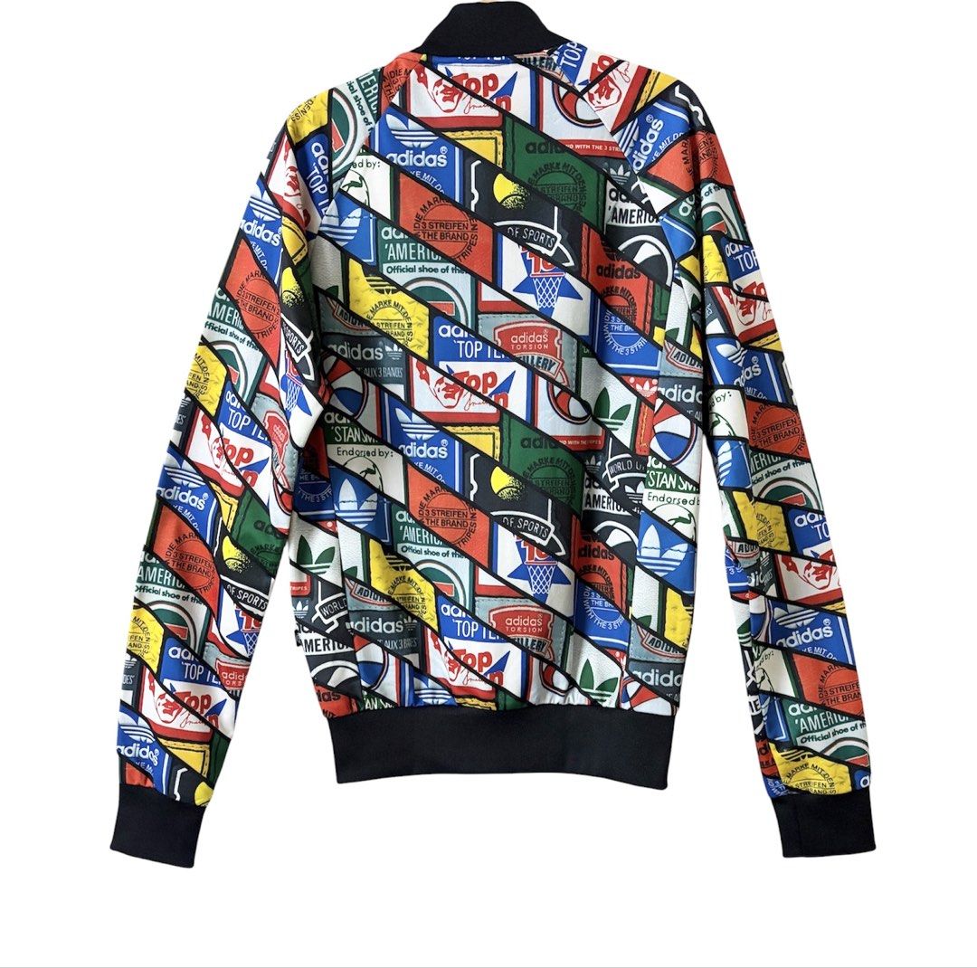 ADIDAS ORIGINAL LABELS SUPERSTAR 復古 滿版印花 外套
