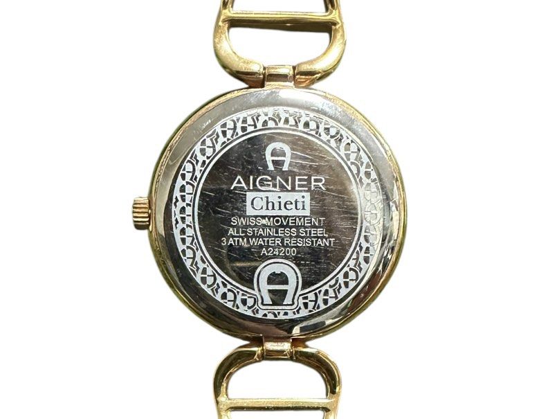 AIGNER 復古 指針式 石英 錶