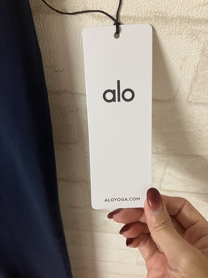 全新品❗️❗️❗️ALO AIRBRUSH 深藍限定色 高腰 7/8 靴型 緊身褲