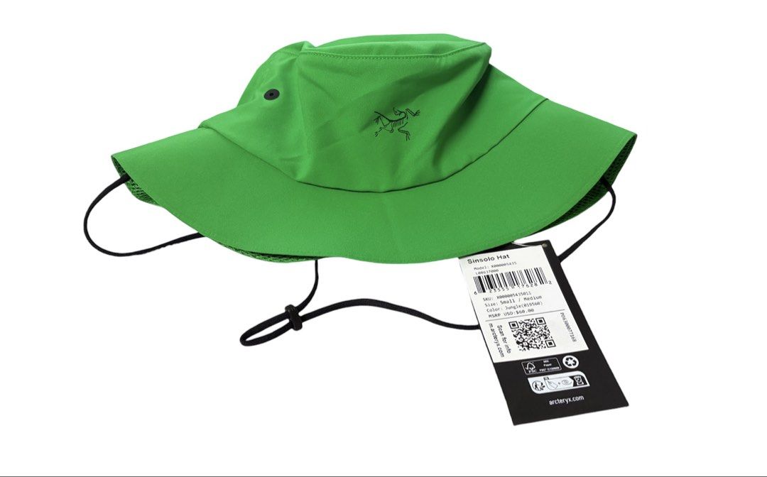 全新品❗️❗️❗️ARC’TERYX 始祖鳥 SINSOLO HAT 綠色 漁夫帽 保證正品