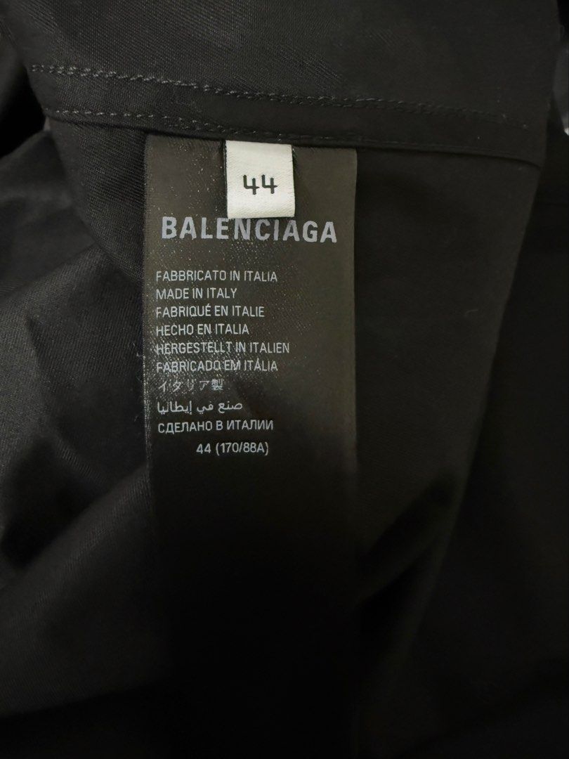 BALENCIAGA 寬版 短袖 襯衫 保證100%正品