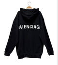 BALENCIAGA 巴黎世家 黑色 LOGO印花 帽T 保證正品