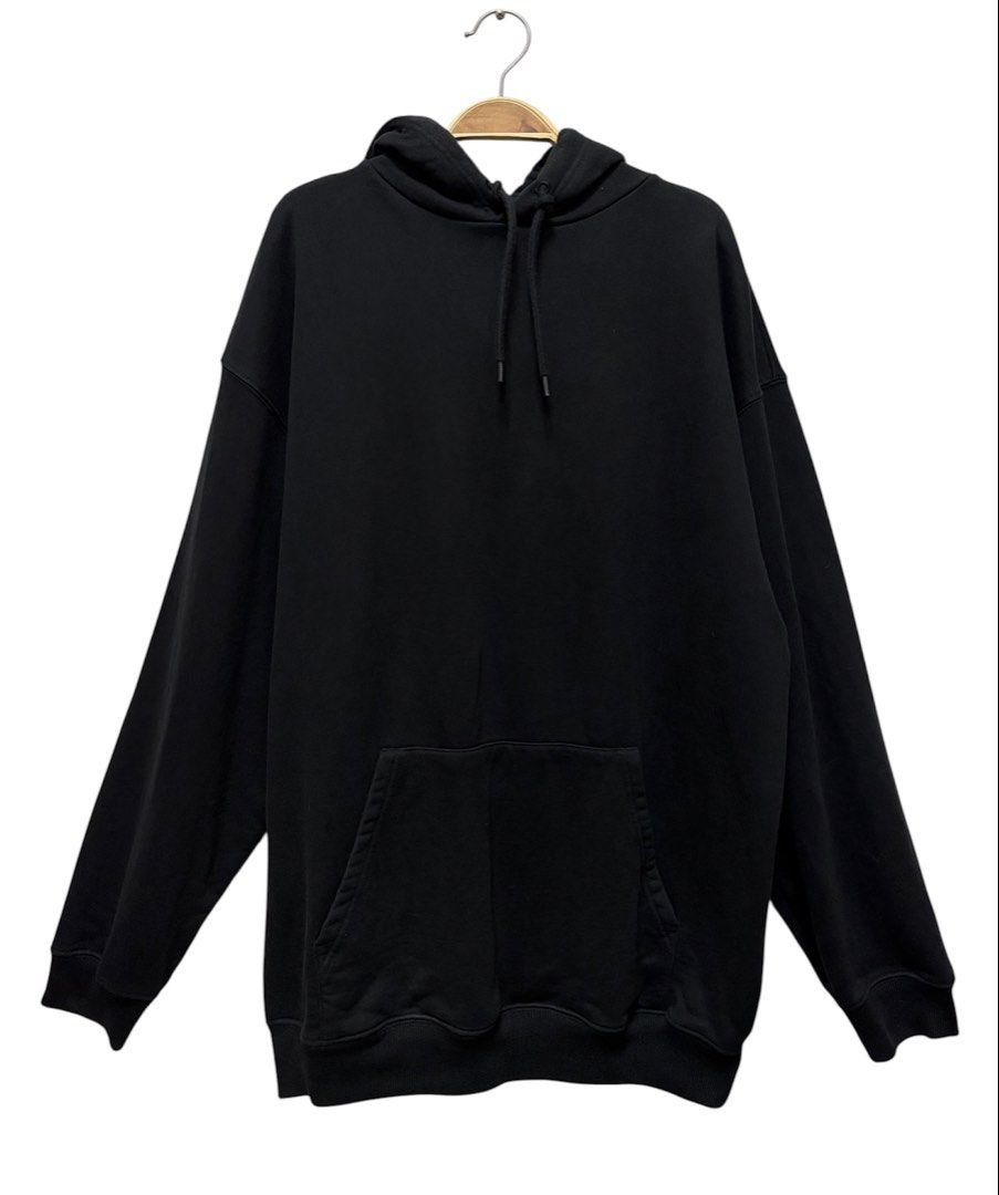 BALENCIAGA 巴黎世家 黑色 LOGO印花 帽T 保證正品