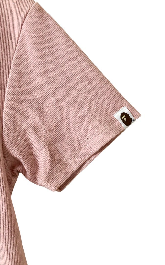 BAPE 粉色 女生 短袖 T恤 保證正品