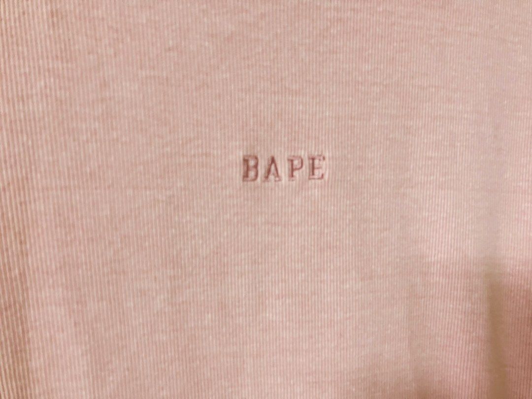 BAPE 粉色 女生 短袖 T恤 保證正品