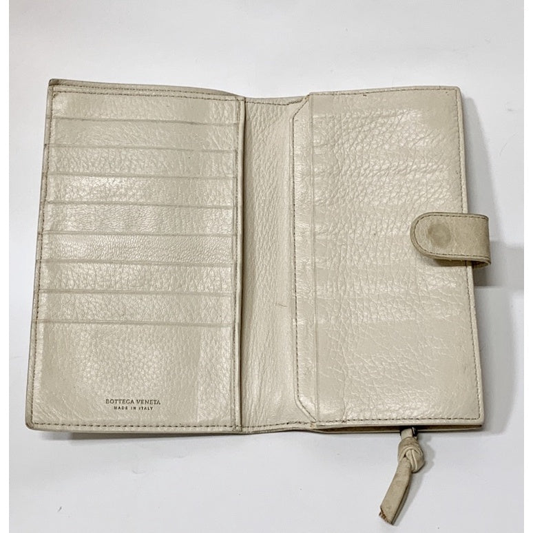 BOTTEGA VENETA BV 對折真皮中夾 保證正品
