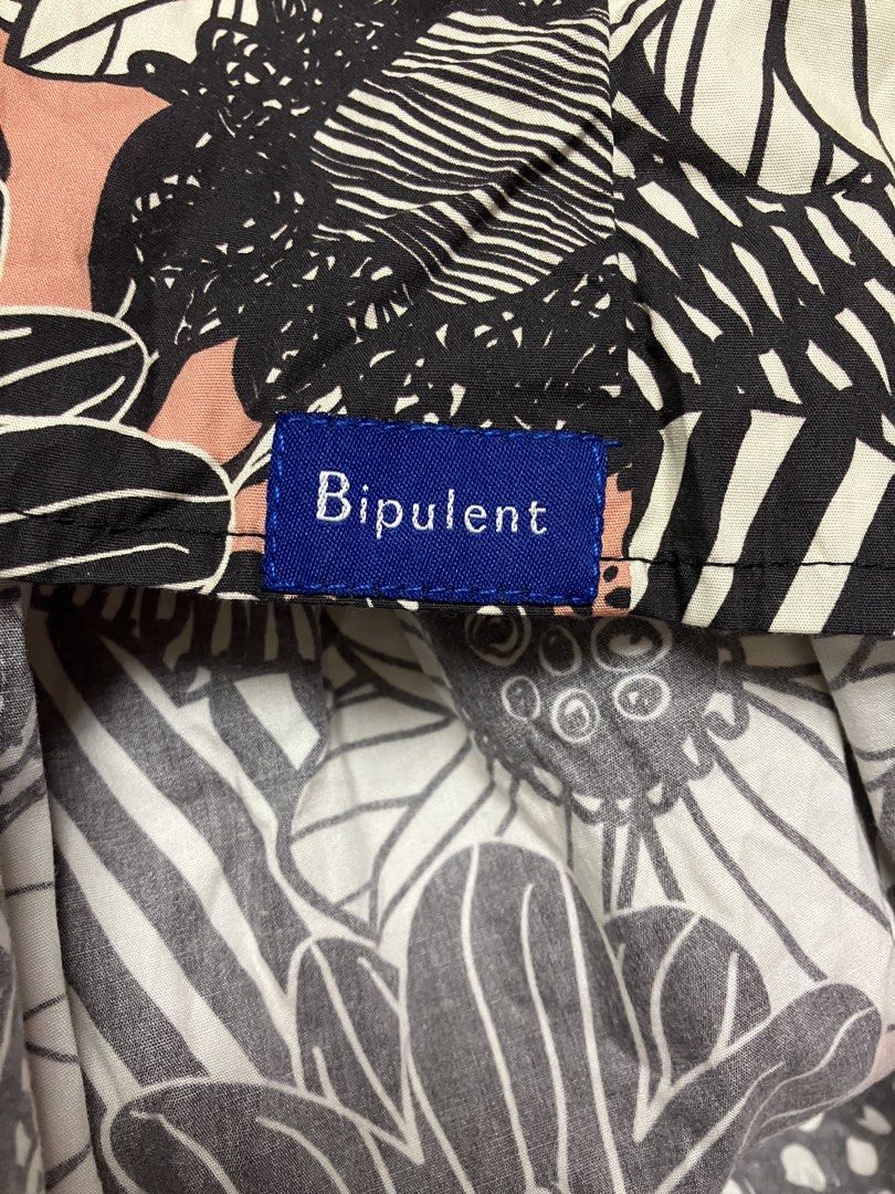 BIPULENT 滿版花卉 手作 無袖 長洋裝