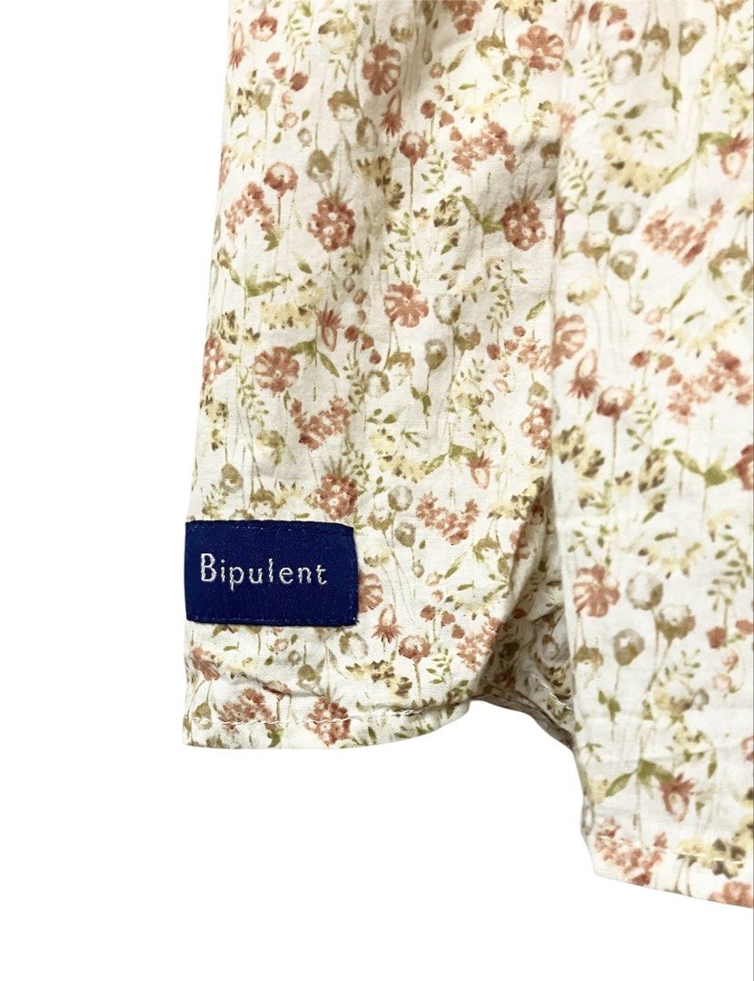 BIPULENT 滿版小花 手作 鬆緊 長裙