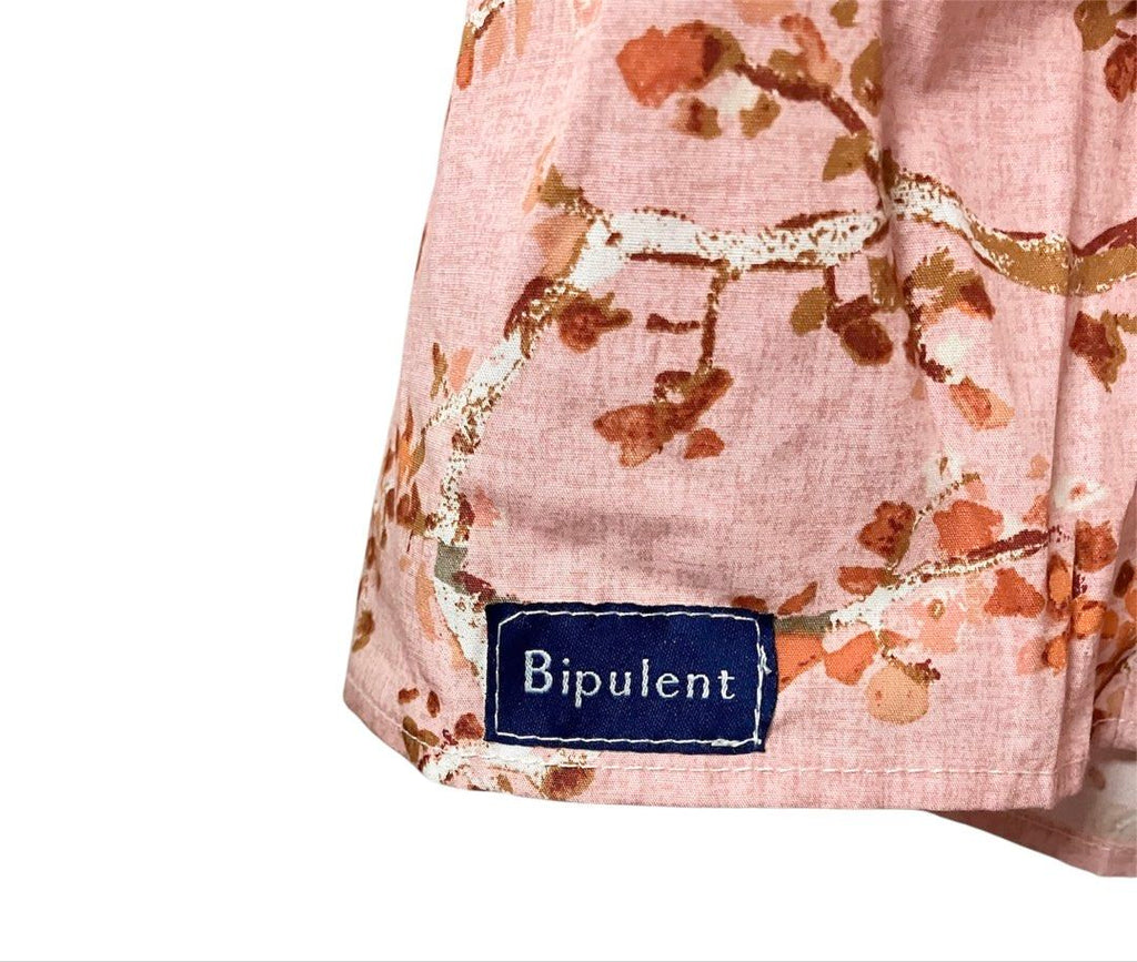 全新品❗️❗️❗️BIPULENT 粉色 花卉 手作 鬆緊 魚尾裙