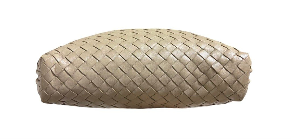 BOTTEGA VENETA 灰褐色 編織 斜背包 保證正品