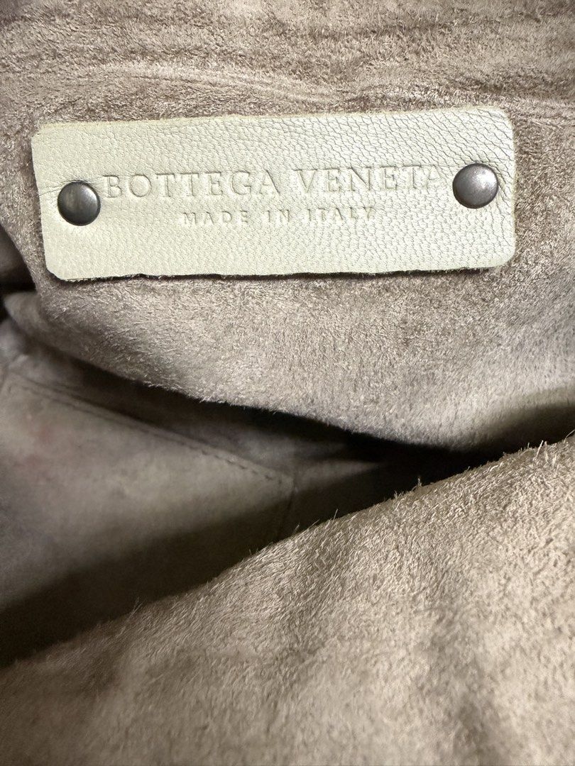 BOTTEGA VENETA 灰褐色 編織 斜背包 保證正品