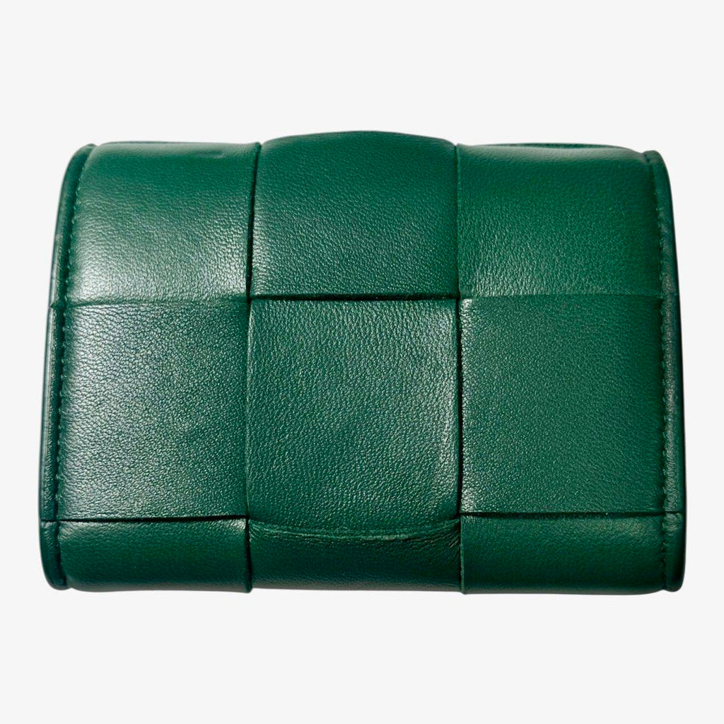 BOTTEGA VENETA BV 大編織 卡夾 零錢夾 短夾 保證正品