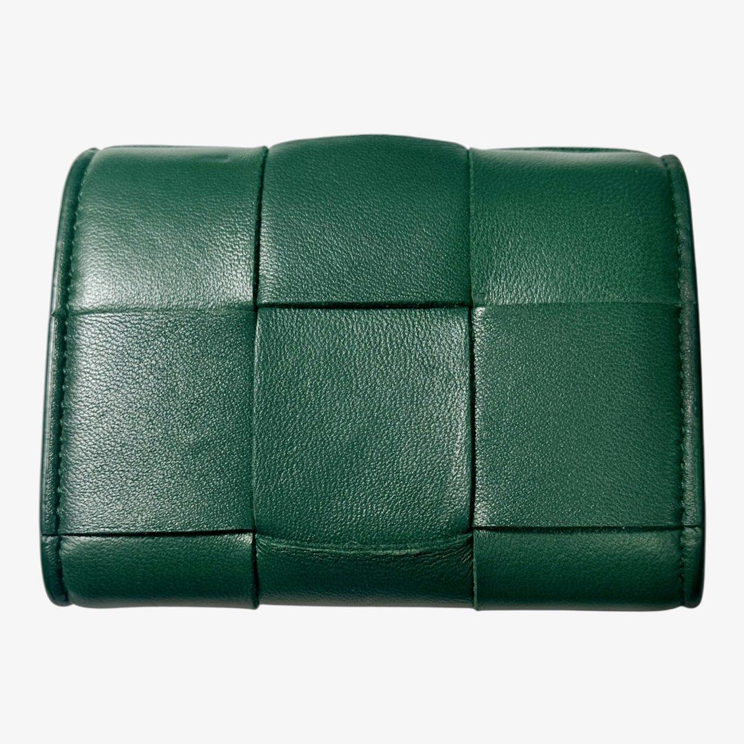 BOTTEGA VENETA BV 大編織 卡夾 零錢夾 短夾 保證正品