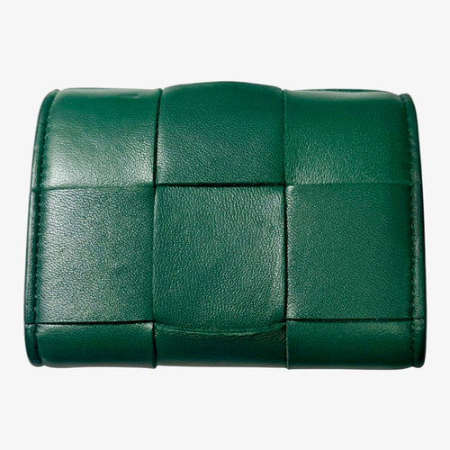 BOTTEGA VENETA BV 大編織 卡夾 零錢夾 短夾 保證正品