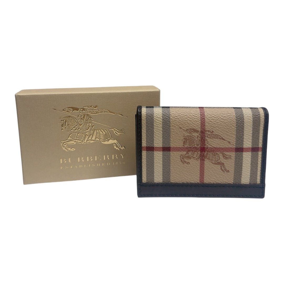 Burberry 名片夾 卡夾 經典格紋 保證正品