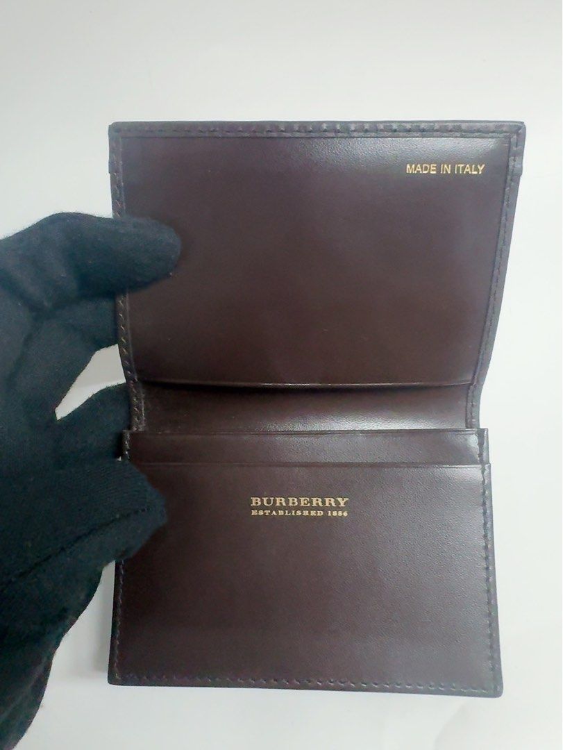 Burberry 名片夾 卡夾 經典格紋 保證正品