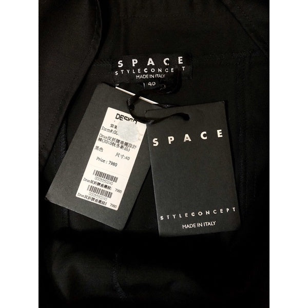 義大利品牌SPACE STYLE CONCEPT  造型褲 低褲檔 綁帶 兩側口袋  L（40）號 全新吊牌在 保證正品