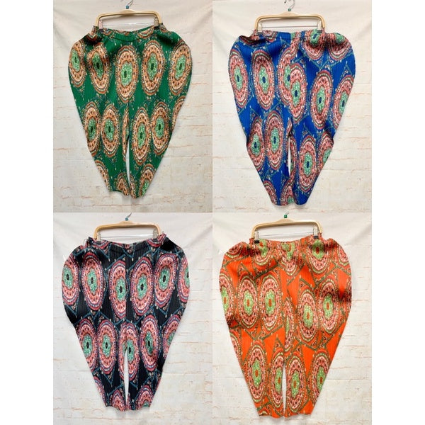 E-FONG 皺摺 印花 彈性伸縮 成套 圖騰 全新品 三宅 PP