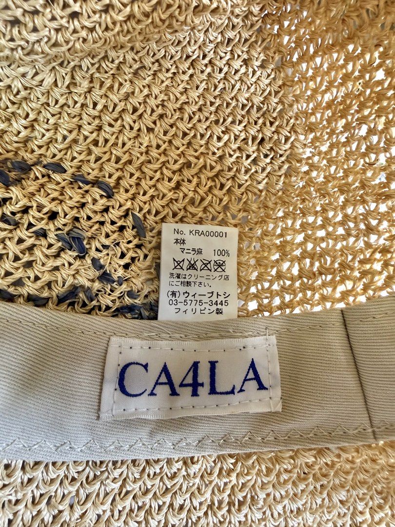 CA4LA 草編帽 保證正品