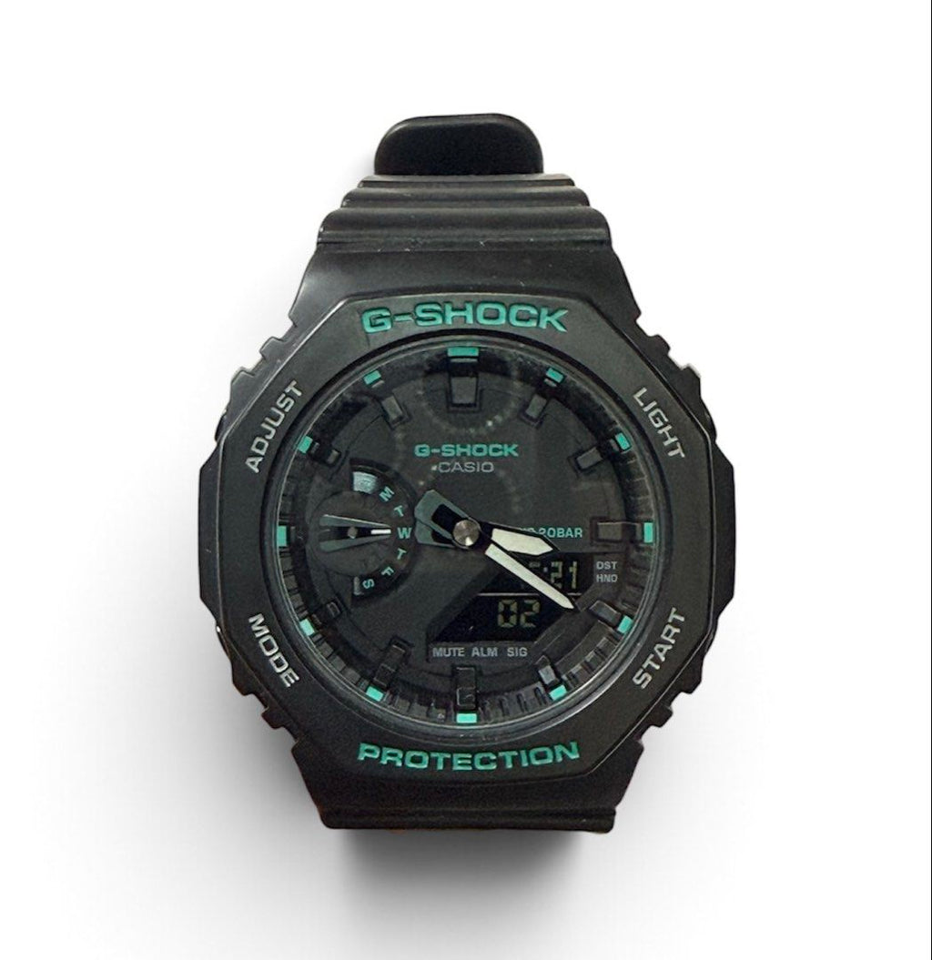 CASIO卡西歐 G-SHOCK八角摩登色調雙顯錶