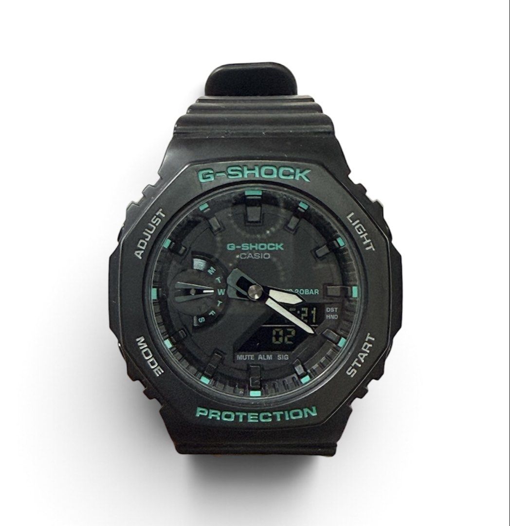 CASIO卡西歐 G-SHOCK八角摩登色調雙顯錶