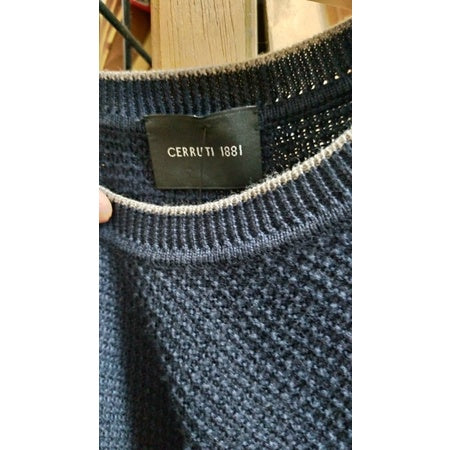 cerruti 1881 男生針織 深藍 毛衣 保證正品