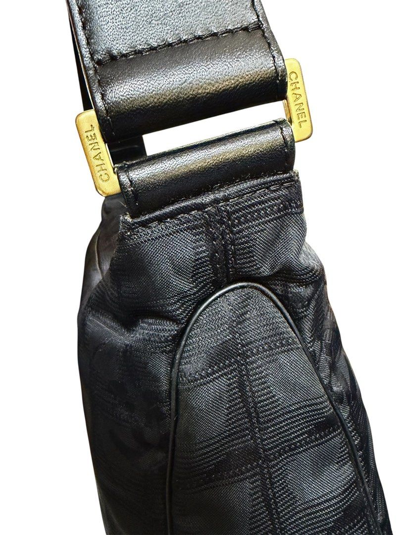 CHANEL 黑色 復古 老香 HOBO 腋下包 保證正品