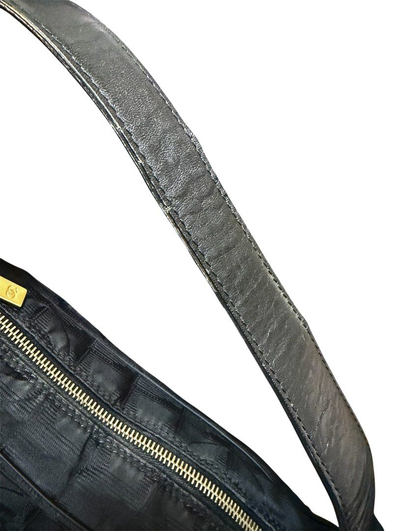 CHANEL 黑色 復古 老香 HOBO 腋下包 保證正品