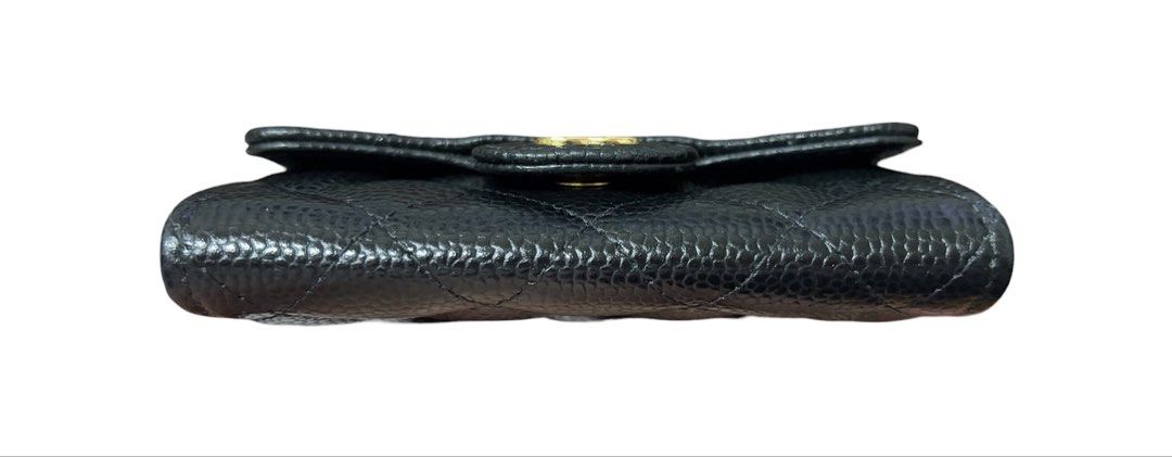 全新品❗️❗️❗️CHANEL 經典COCO系列 魚子醬 菱格紋 釦式 零錢包 卡包 保證正品