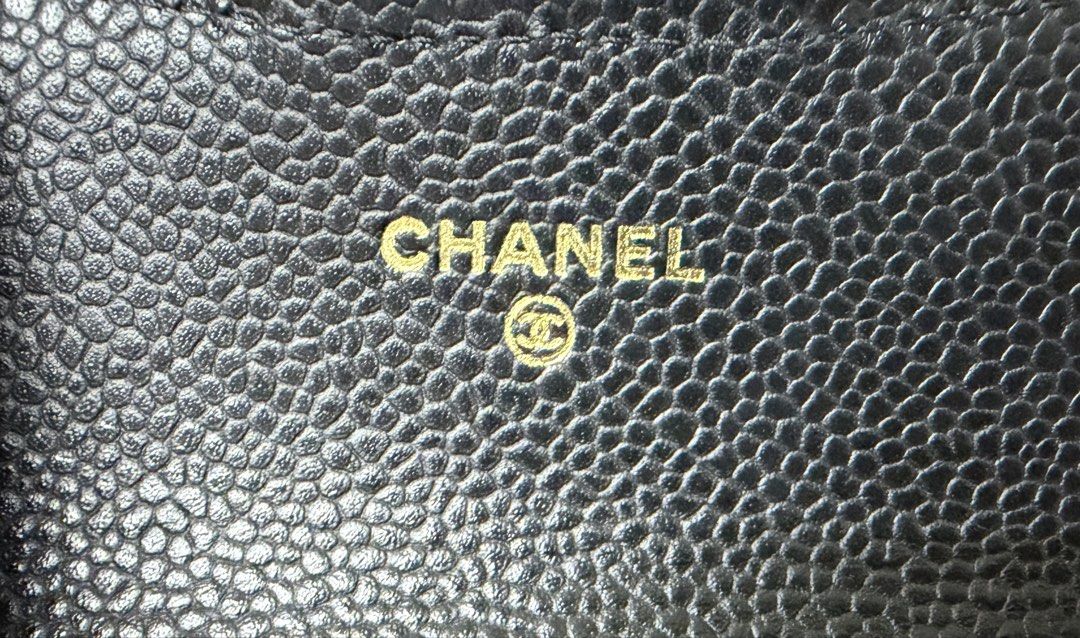 全新品❗️❗️❗️CHANEL 經典COCO系列 魚子醬 菱格紋 釦式 零錢包 卡包 保證正品